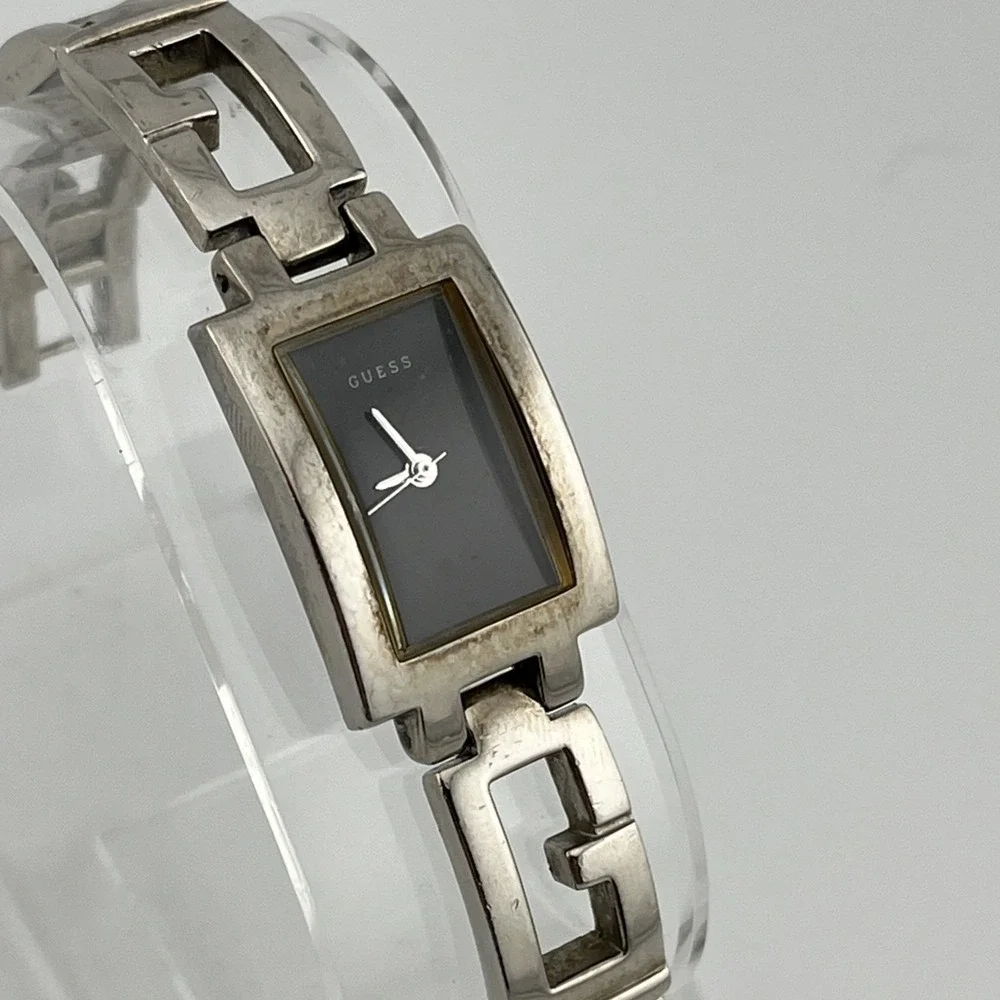 Guess Tank Women's Quartz Watch Silver G Logo 6